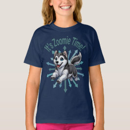 Zoomie Time Husky T Shirt