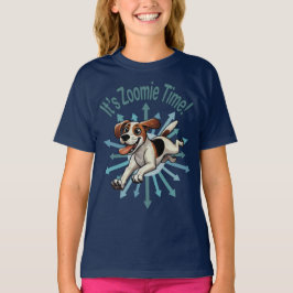 Zoomie Time Medium Beagle Mutt T Shirt