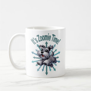Zoomie Time Miniature Schnauzer Kaffemugg