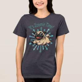 Zoomie Time Pug T Shirt
