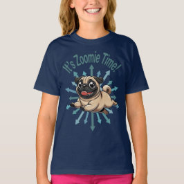 Zoomie Time Pug T Shirt