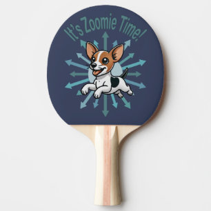 Zoomie Time Råtta Terrier Pingisracket
