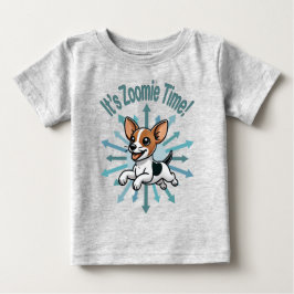 Zoomie Time Råtta Terrier T Shirt