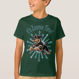 Zoomie Time Rottweiler T Shirt
