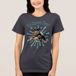 Zoomie Time Rottweiler T Shirt