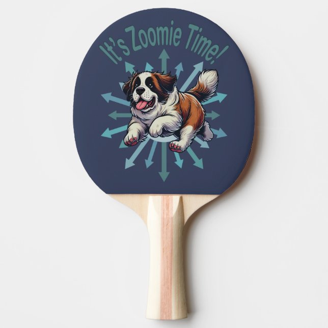 Zoomie Time Saint Bernard Pingisracket (Framsidan)