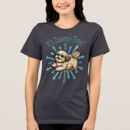 Zoomie Time Shih Tzu T Shirt