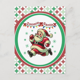 Zoomie Tomte Jul Vykort