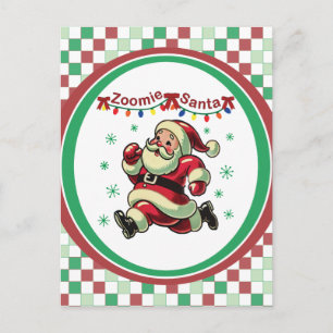 Zoomie Tomte Jul Vykort