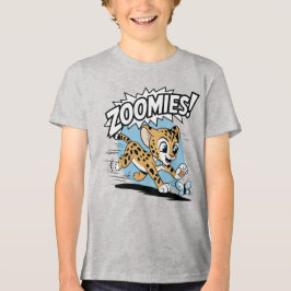 Zoomies - Cheetah Chasing a Butterfly T Shirt
