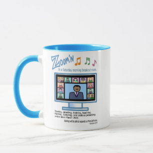 Zoom'n JW-möten - Mugg, 11 oz Mugg