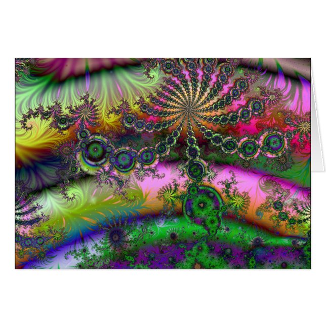 Zooped soppa hälsningskort (Framsidan Horizontal)