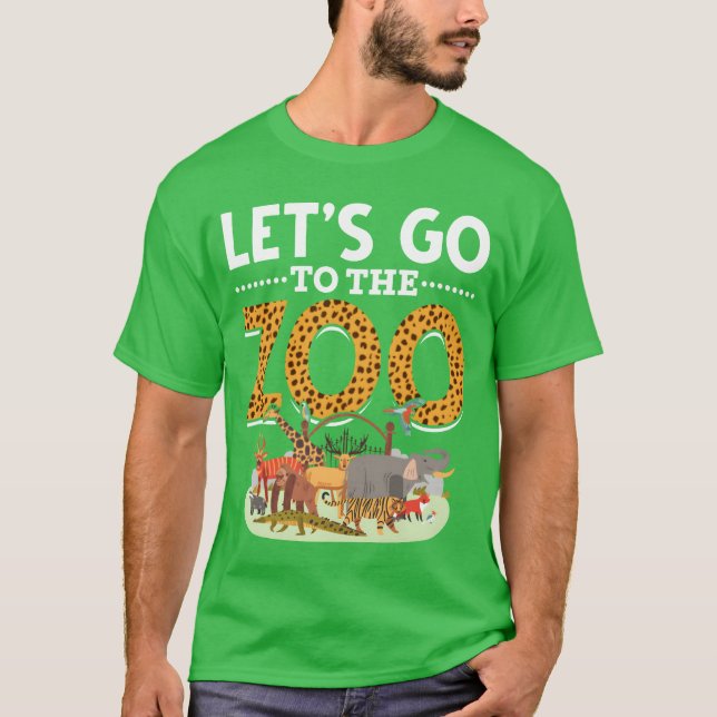 Zoorip Safari Family Animal Lover funny T Shirt (Framsida)
