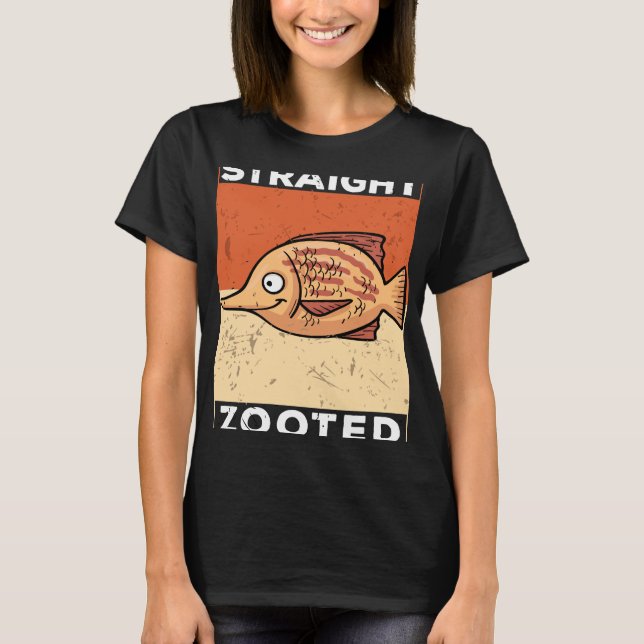 Zooterad absolut torkad fisk t shirt (Framsida)