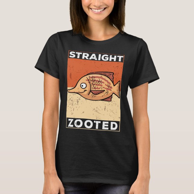 Zooterad absolut torkad fisk t shirt (Framsida)