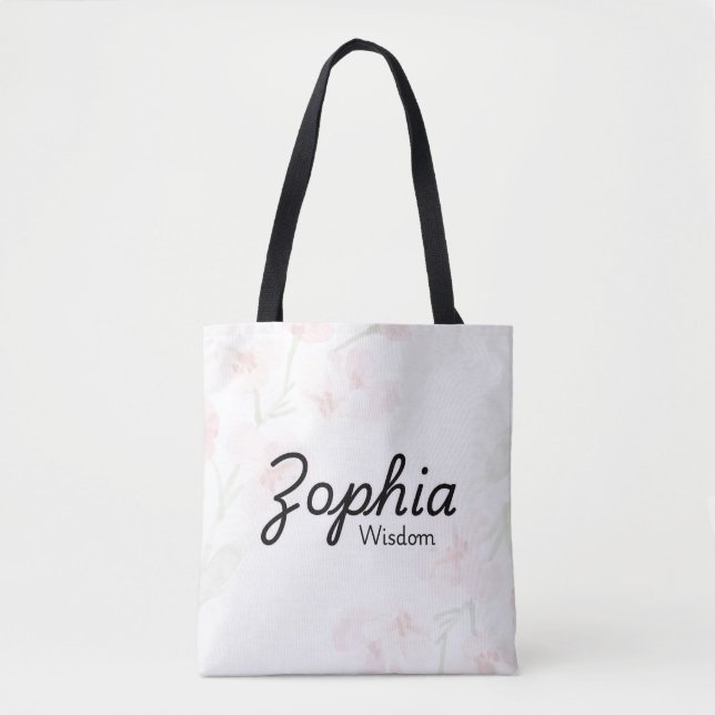 Zophia Tote Bag Tygkasse (Framsida)