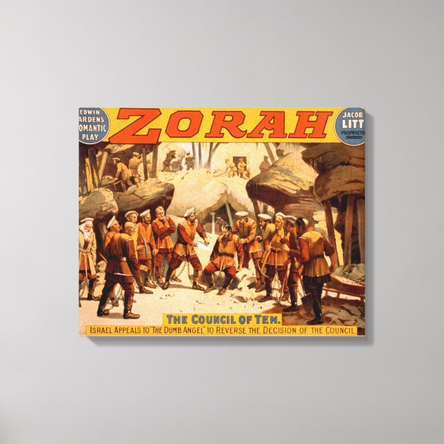 Zorah Russian Miners Theatrical Poster Canvastryck (Framsida)