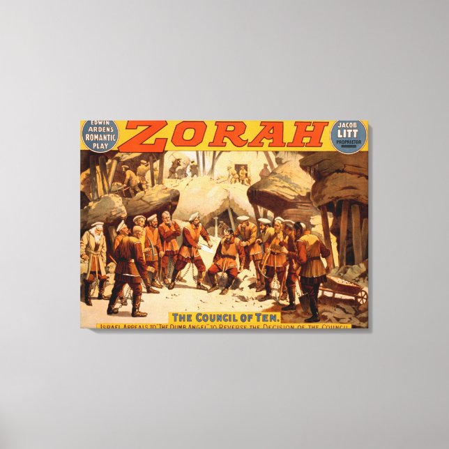 Zorah Russian Miners Theatrical Poster Canvastryck (Framsida)