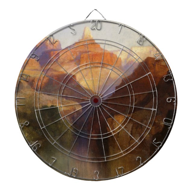 Zoraster Peak (Grand Canyon i Arizona, USA) Darttavla (Framsidan)