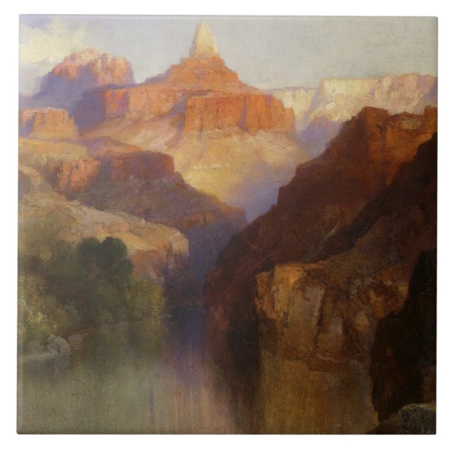 Zoraster Peak (Grand Canyon i Arizona, USA) Kakelplatta (Framsidan)