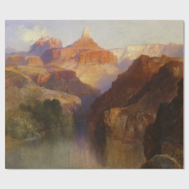 Zoraster Peak (Grand Canyon i Arizona, USA) Presentpapper (Platt)