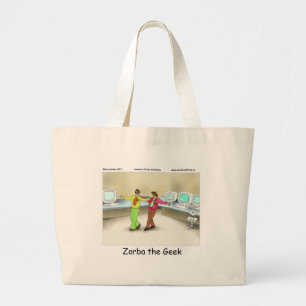 Zorba Geek Funny ger Tees Mugg & Cards Jumbo Tygkasse