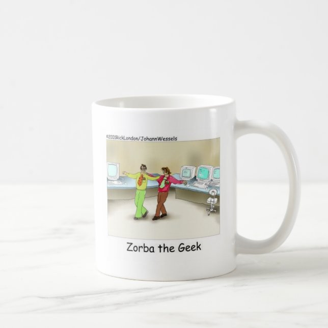 Zorba Geek Funny Gifts & Collectibles Kaffemugg (Höger)