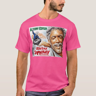 Zorba Grekiska Anthony Quinn Alexis Zorbas Movie T Shirt
