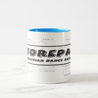 Zorepad förklarade muggen Två-Tonad mugg