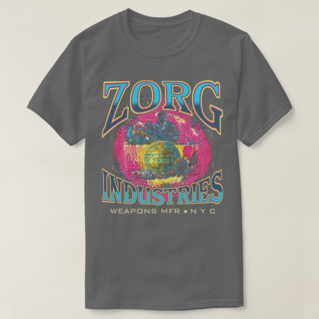 Zorg Industries från Femte Inslag Bruce Willi T Shirt (Design framsida)