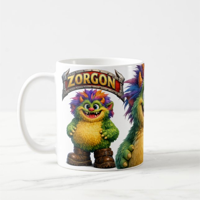 Zorgon Roligt Monster Kaffemugg (Vänster)