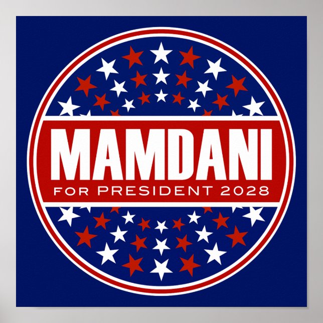 Zorhan Mamdami som president 2028 Poster (Framsidan)