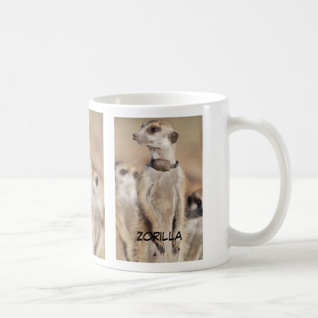 Zorilla meerkatmugg kaffemugg (Höger)