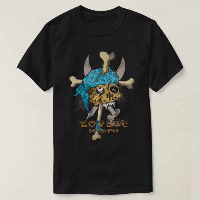 Zorlacss Pushead Pirat Döskallars Classic T-Shirt (Design framsida)