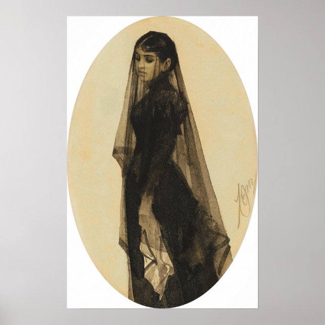 Zorn - Änkan Poster (Framsidan)