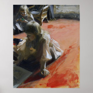 Zorn - döttrar från Ramon Subercaseaux Poster