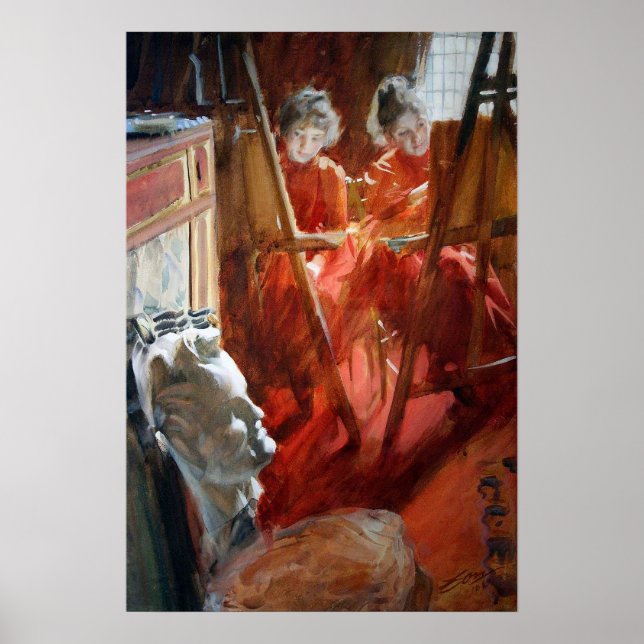 Zorn - Les Demoiselles Schwartz Poster (Framsidan)