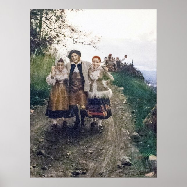 Zorn - Lucky med Dam Poster (Framsidan)