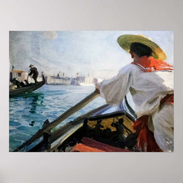 Zorn - på båten av Anders Zorn Poster (Framsidan)