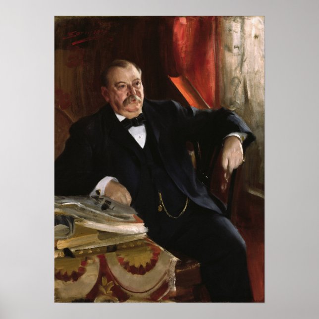 Zorn - Porträtt efter Anders Zorn Poster (Framsidan)
