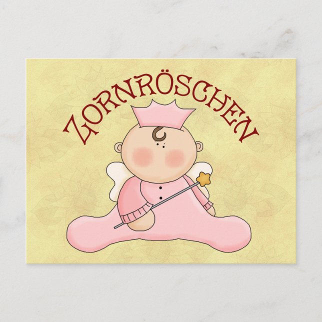 Zornroeschen translates to "Zorns ros" or more acc Vykort (Framsida)