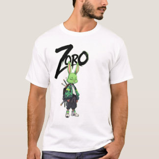 Zoro Anime Kanin Krigare Grafisk T-Shirt
