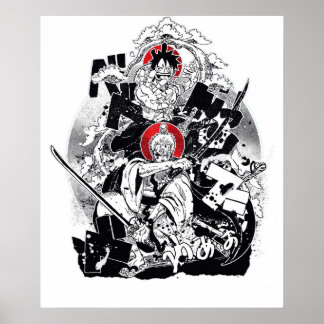 Zoro och Luffy Poster