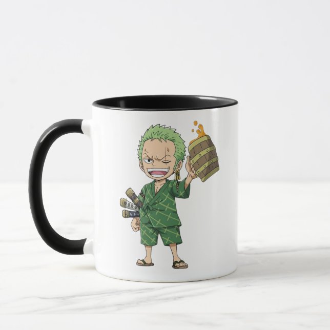 Zoro One Piece Mug Mugg (Vänster)