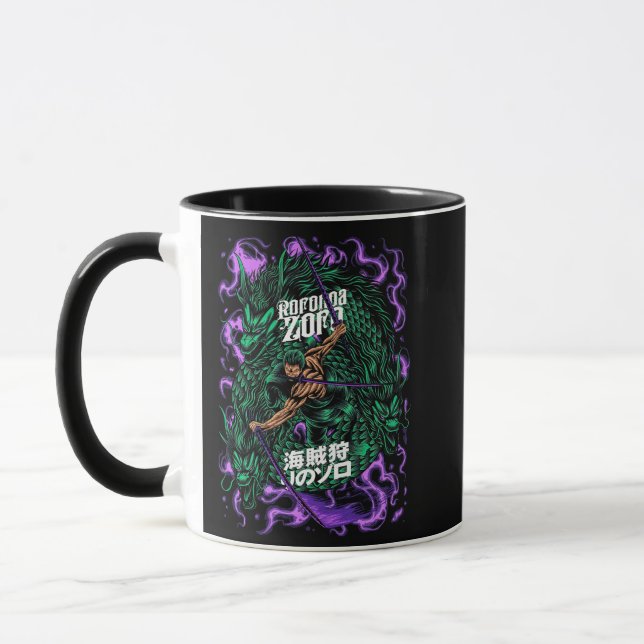 Zoro Roronoa One Piece Mugg (Vänster)