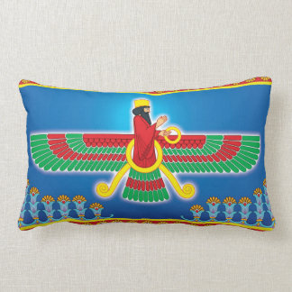 Zoroastrianperser Faravahar Lumbarkudde