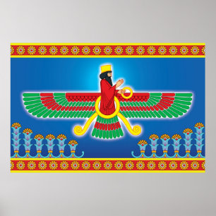 Zoroastrianperser Faravahar Poster