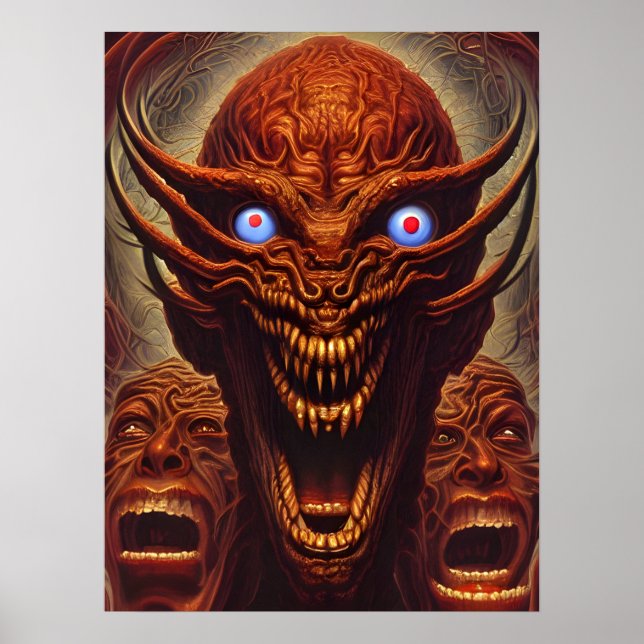 Zoroastriska demoner poster (Framsidan)