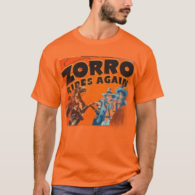 Zorro Rides Recep Manar's T-Shirt - Legendary Stil (Framsida)
