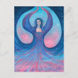 Zorya Dawn Goddess Slavic Folklore Surreal Fantasy Vykort